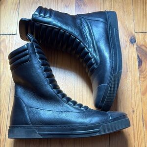 Marcella Moda "Journey"  Black Leather High-Top Women's Boots